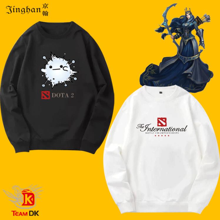 DOTA2刀塔NAVI DK战队游戏周边男女衣服春秋薄款套头长袖圆领卫衣