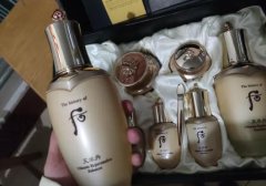 后Whoo天气丹花献光彩紧颜水乳霜护肤品7件套盒套装353ml 免税版