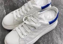 麦德尔昆(MIdeelkuN)专柜品质 新款头层牛皮麦昆厚底休闲男鞋时尚印花潮款男士鞋子 2566白粽