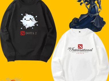 DOTA2刀塔NAVI DK战队游戏周边男女衣服春秋薄款套头长袖圆领卫衣