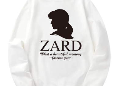 日本组合zard坂井泉水周边25周年纪念男女音乐春秋季衣服圆领卫衣