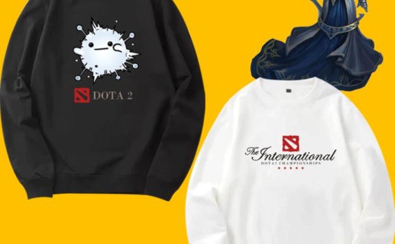 DOTA2刀塔NAVI DK战队游戏周边男女衣服春秋薄款套头长袖圆领卫衣